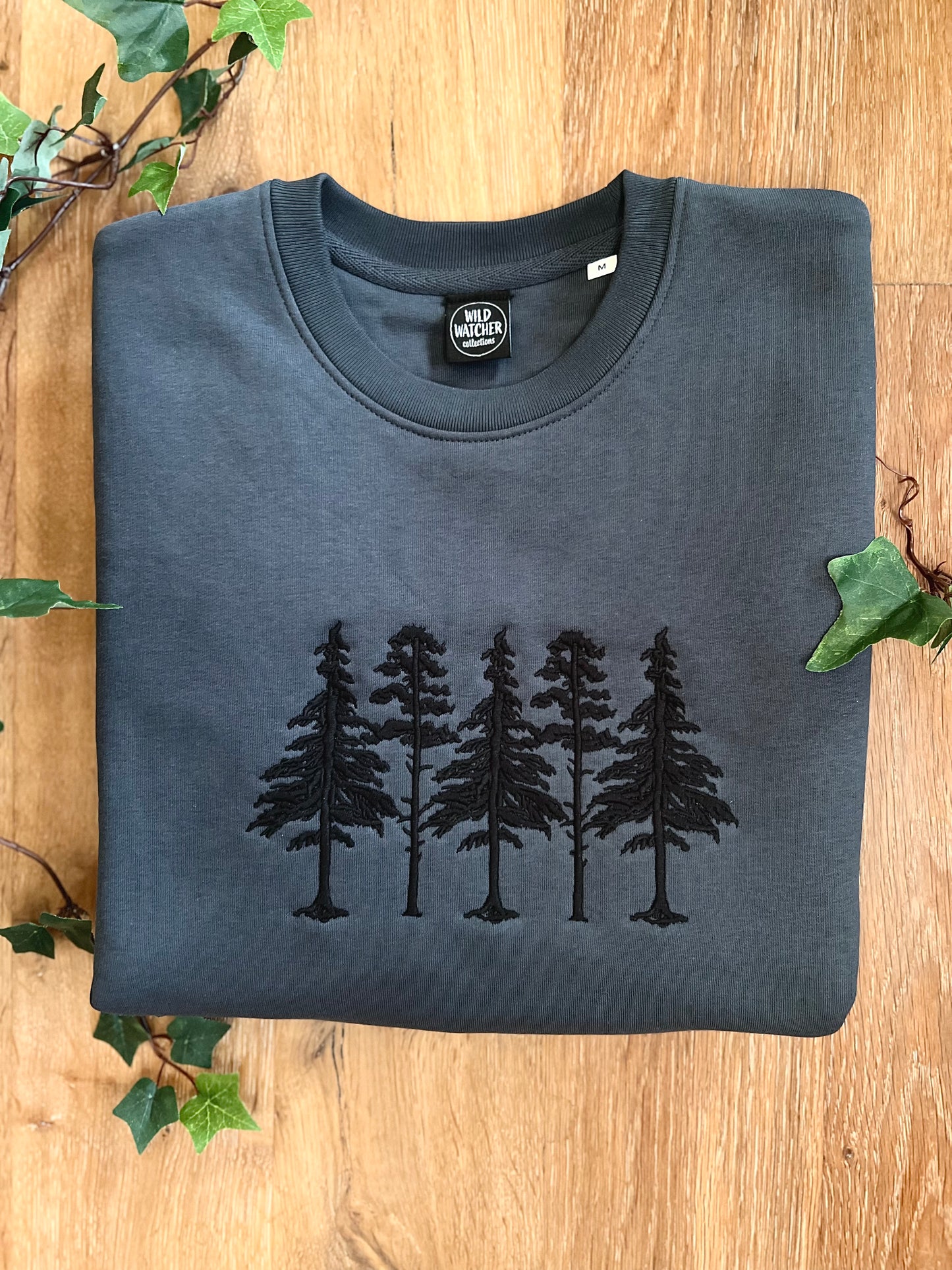 Tree’s & Fern Embroidered Sweatshirt