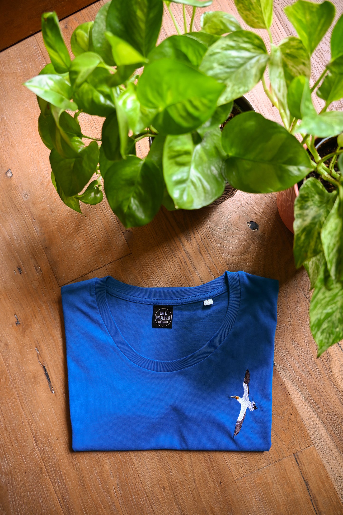 Flying Gannet Embroidered Organic Tee