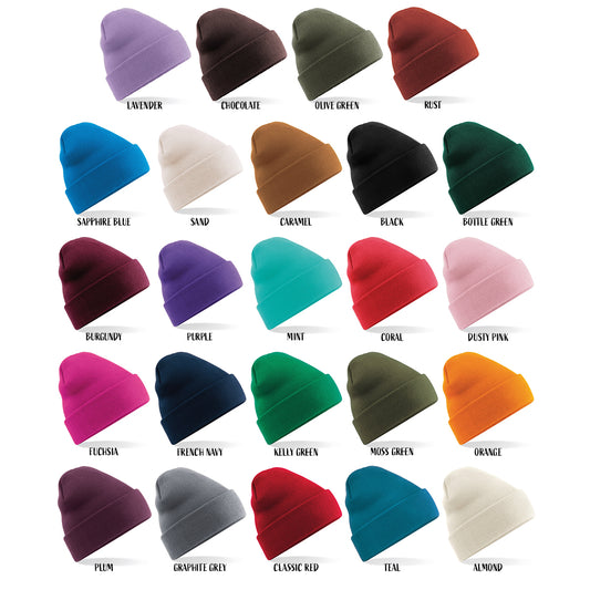 Custom Beanie Hats - Slimmer Double-Layer Knit