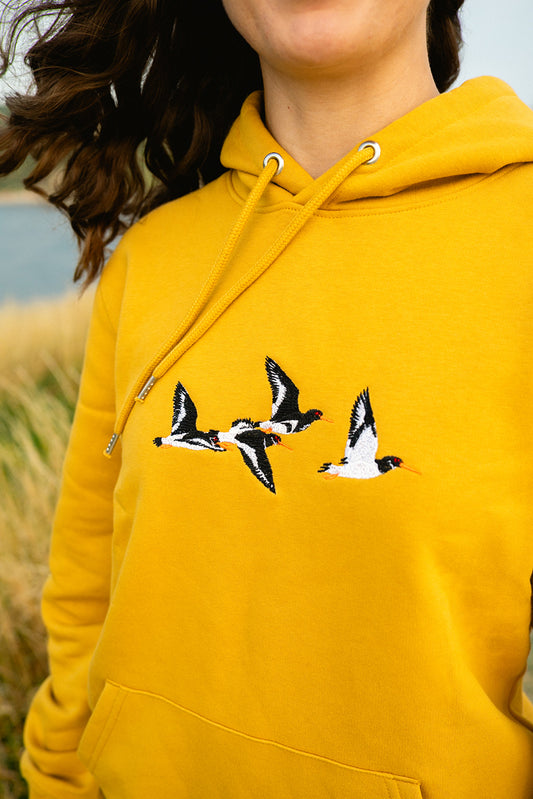 WWC Oystercatchers in Flight Embroidered Hoodie