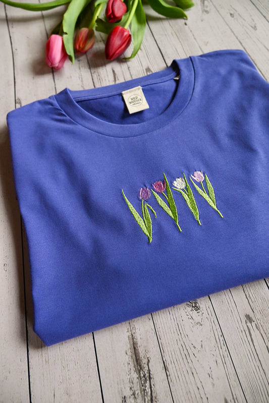 WWC Tulips Embroidered T-shirt