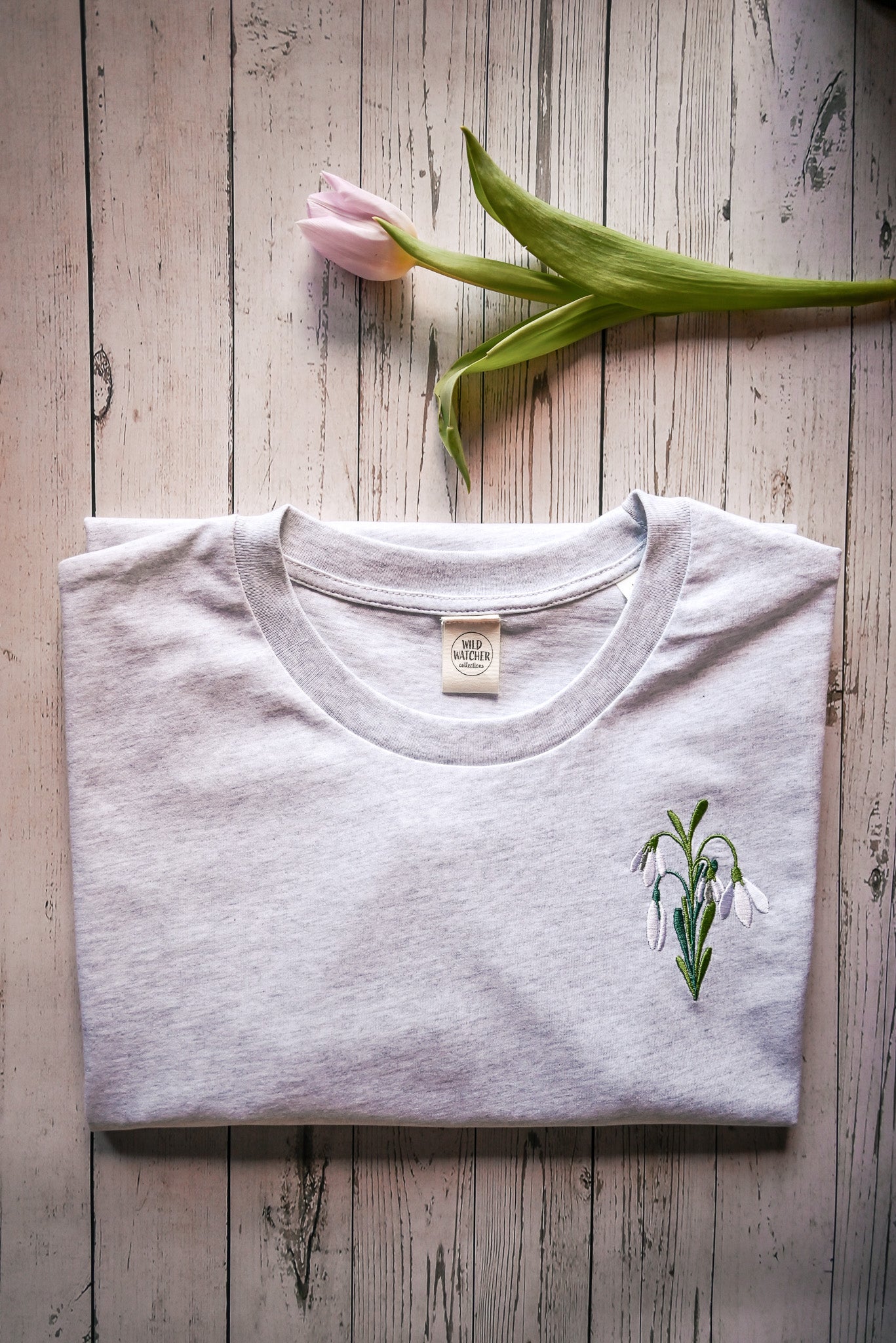 WWC Snowdrops Embroidered T-shirt