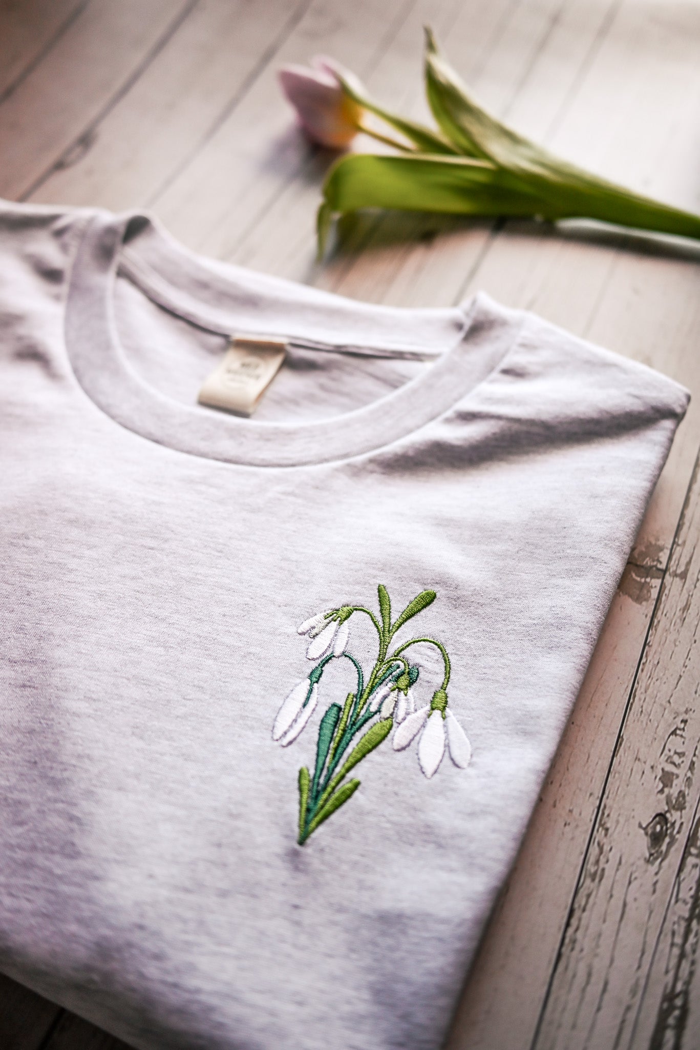 WWC Snowdrops Embroidered T-shirt