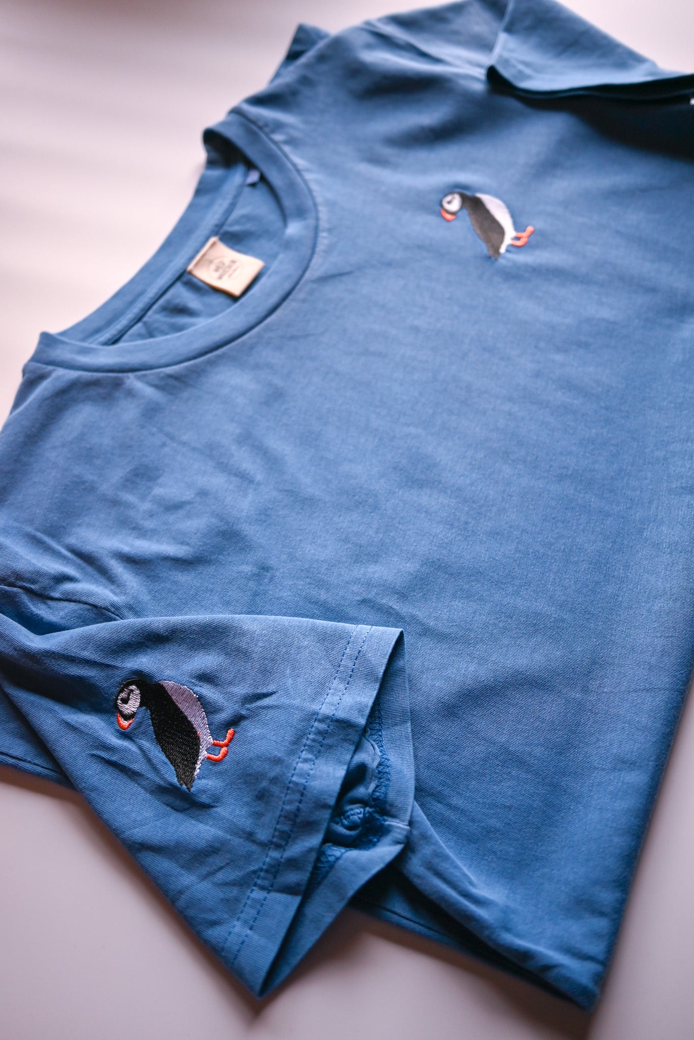 PUFFIN Small Embroidered T-Shirt