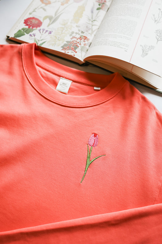 WWC Tulips Embroidered Sweatshirt