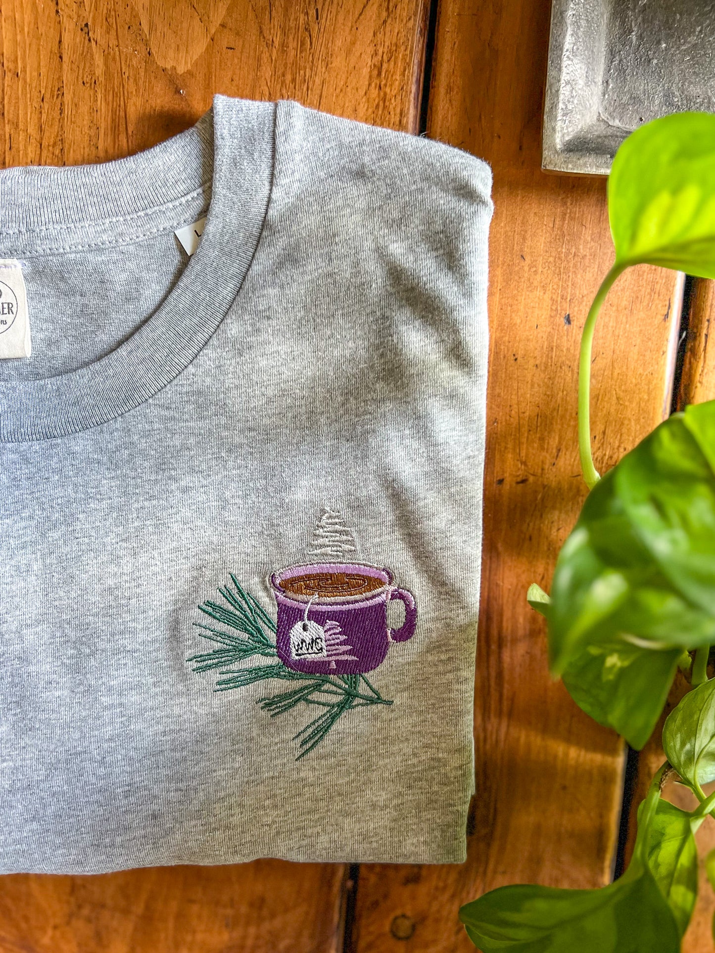 Brew It Embroidered T-shirt