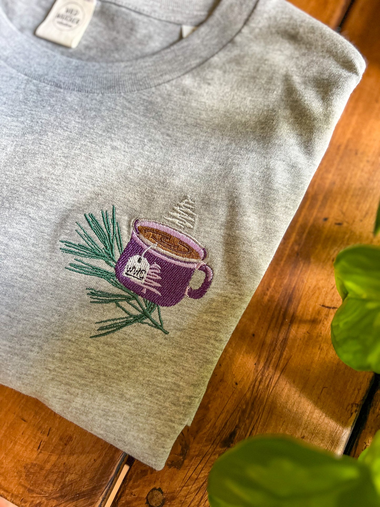 Brew It Embroidered T-shirt