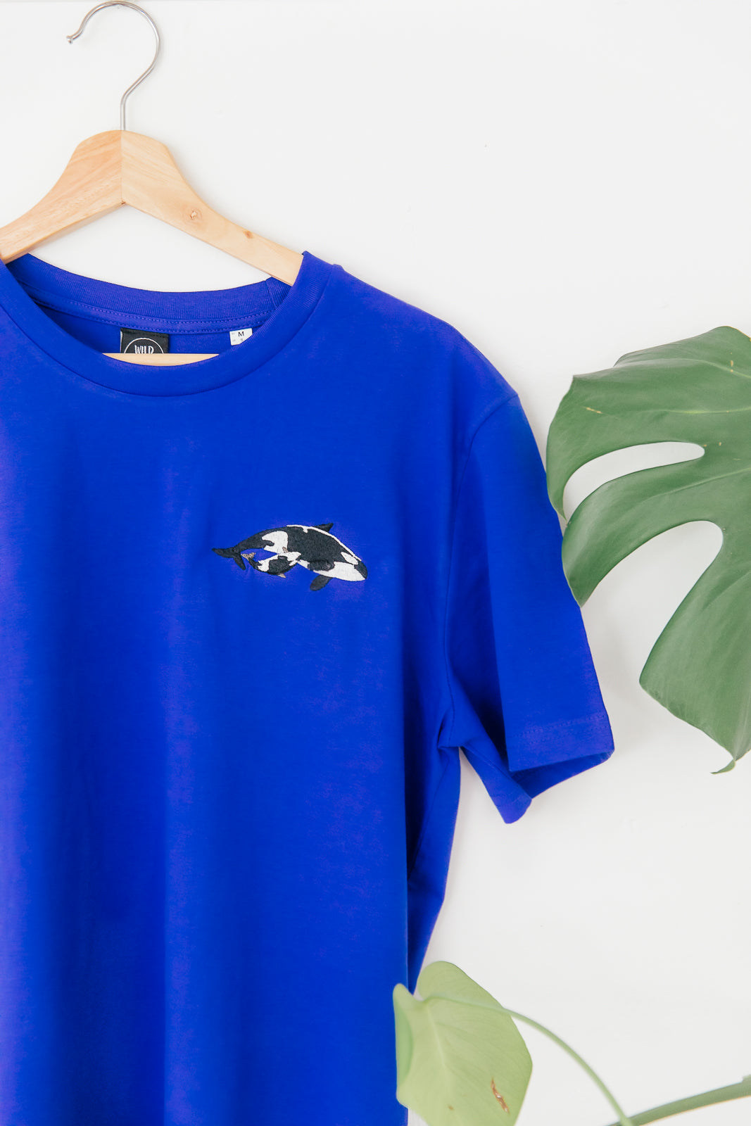 Orca Mother & Calf Embroidered Organic Tee