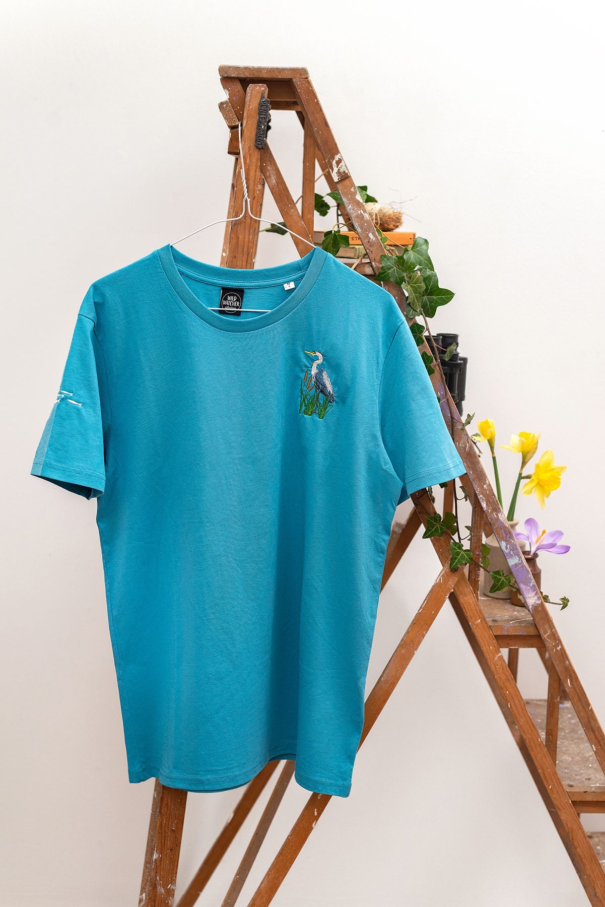 Heron Embroidered T-shirt